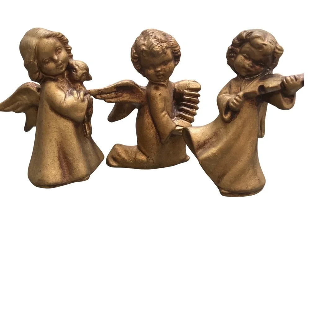 Vintage MCM Gold Cherub 3.5